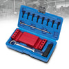 G-PLUS Engine Timing Tool Set Compatible with Benz M157/ M276/ M278 w/ T100 Injector Puller No Modification Needed 45 Steel Silver