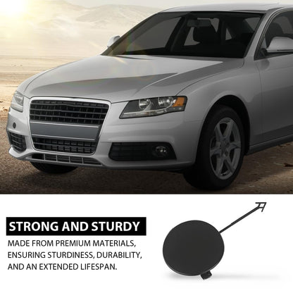 G-PLUS Front Bumper Trailer Towing Tow Hook Eye Cover Compatible with Audi A4 B8 2012-2015 facelifted,NOT Fit S LINE 8K5807241C