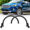 G-PLUS Front Left & Front Right Fender Flares Compatible with Ford Escape 2013-2017 Wheel Cover Protector, Wheel Well Arch Opening Molding Flares CJ5Z-16268-AB