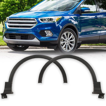 G-PLUS Front Left & Front Right Fender Flares Compatible with Ford Escape 2013-2017 Wheel Cover Protector, Wheel Well Arch Opening Molding Flares CJ5Z-16268-AB