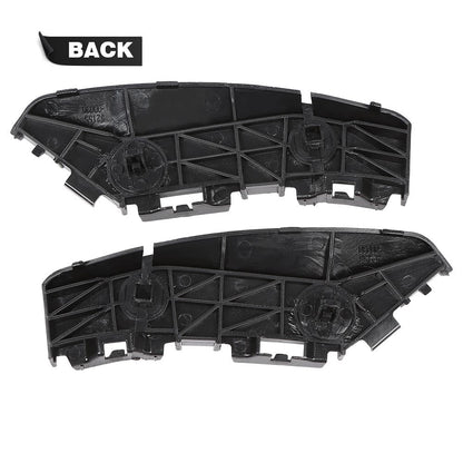 G-PLUS Rear Left & Right Side 1pair Bumper Brackets Compatible with Toyota Yaris Base 2007-2012/Fit Toyota Yaris S 2007-2009 5215552091, 5215652091, TO1133108, TO1132108