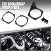 G-PLUS Throttle Body Cable Bracket Fit 92MM 102MM LSX LS LS1 LS3 LS6 LS7 4‑Bolts Drive‑By‑Cable Throttle Body Not Fit the Larger 105mm Intakes Black