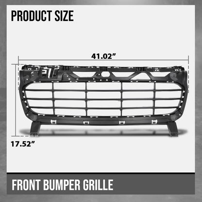 G-PLUS Front Bumper Grille Compatible with Porsche Cayenne 2015 2016 2017 2018 95850568302, 958505683 Black