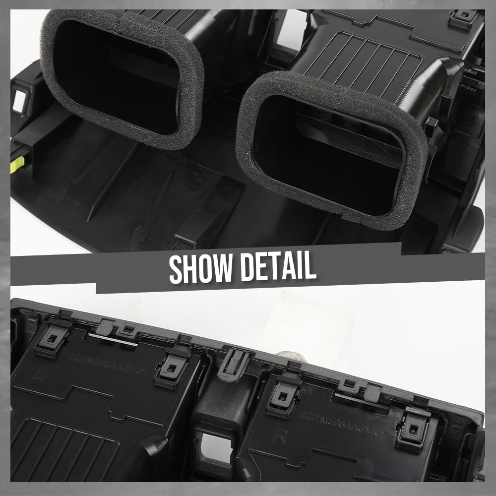 G-PLUS Dash Center A/C Air Vent Upper Bezel Trim, Compatible with Toyota Corolla 2008-2013 Replace Dashboard AC Air Vent Panel Trim Outlet 55670-02160 55663-02060 55435-02220 55436-02180