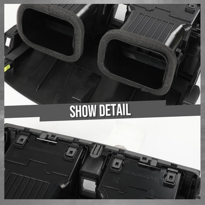 G-PLUS Dash Center A/C Air Vent Upper Bezel Trim, Compatible with Toyota Corolla 2008-2013 Replace 55670-02160, 55663-02060, 55435-02220, 55436-02180 Dashboard AC Air Vent Panel Trim Outlet