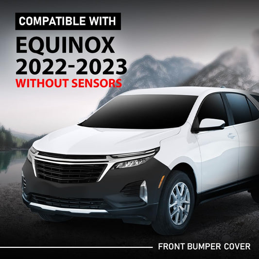 G-PLUS Front Bumper Cover, Compatible with Chevy Equinox 2022-2023 W/o Sensors, 84911082