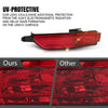 G-PLUS Left Driver Side Rear Bumper Light Lower Tail Stop Lamp Compatible with VW Touareg 2011-2014 7P6945701D Red