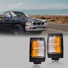 G-PLUS Parking Corner Side Marker Signal Light Lamp Pair Set Compatible with 1990-1997 D21 Pickup Black B611001G02, B611501G02 NI2551104, NI2550104