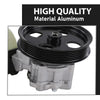 G-PLUS Power Steering Pump w/Reservoir Compatible with Dodge Ram 1500 2009-2010 w/Pulley & Reservoir 55398903AD, 55398903AE, 55398904AD, 55398904AE
