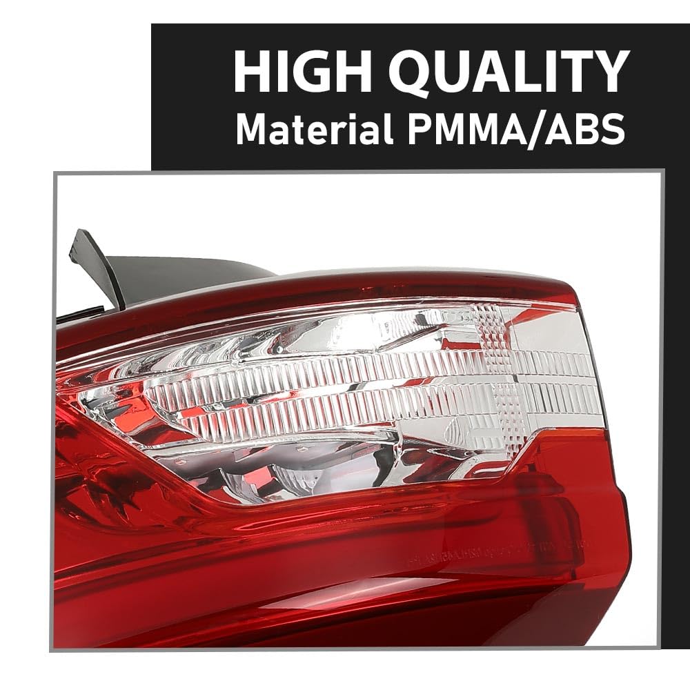 G-PLUS Tail Light Assembly Rear Brake Lamp Compatible with Chevy Traverse 2018-2021 Left Drive Side 84618033 Luces Traseras Rear Brake Lamps Assembly