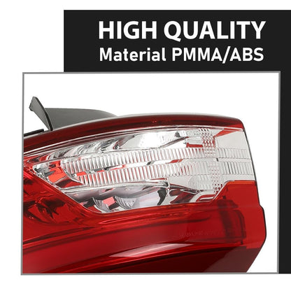 G-PLUS LED Rear Left Tail Light Assembly Compatible with Chevy Traverse 2018 2019 2020 2021 Left Rear Brake Lamp Luces Traseras, 84618033, GM2804130, Red Lens