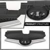 G-PLUS Front Grille Compatible with Ve.loster Base 2012-2017/ Ve loster RE:FLEX 2014 2015/ SE, Tech 2015 2016 Bumper Grill w/Chrome Trim Replacement for 863502V100, HY1200170