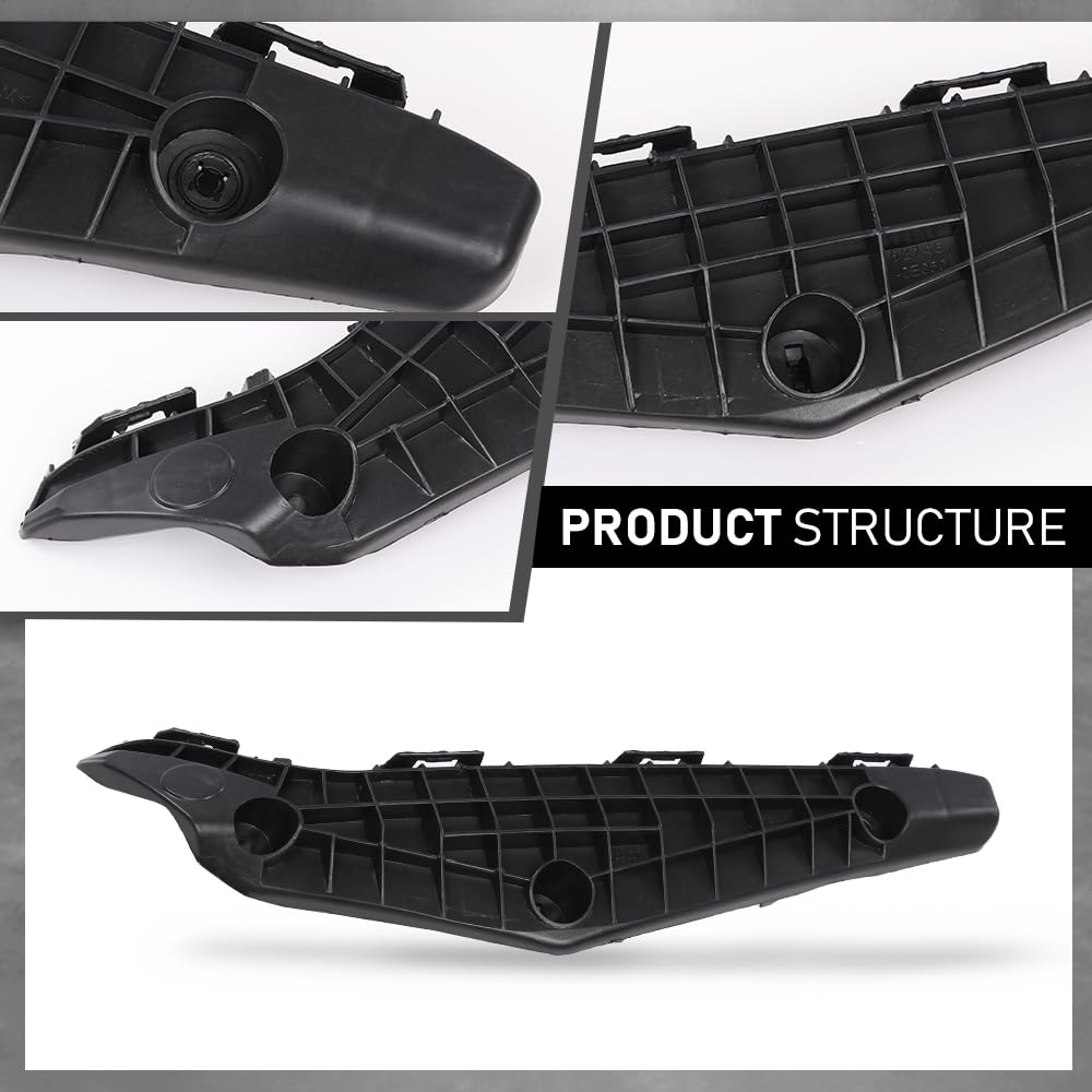 G-PLUS Front Left Bumper Bracket, Compatible with Toyota Highlander Plus 2013/ Highlander (submodel: Base, Hybrid, Hybrid Limited, Limited, SE) 2011-2013, Driver Side, 521460E040, TO1042120