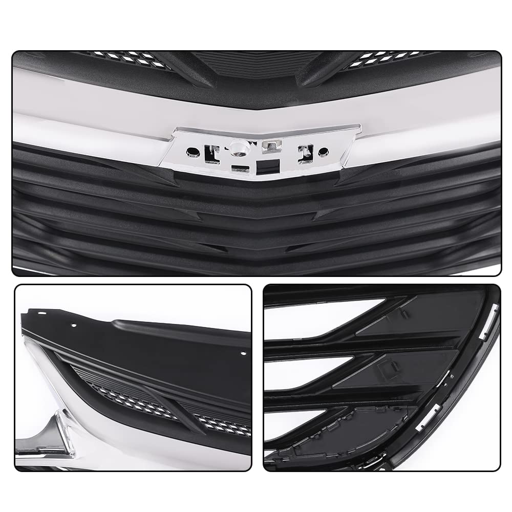 G-PLUS Front Upper Grille Assembly Factory Compatible with 2019-2020 Chevy Cruze