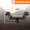 G-PLUS Class 2 Trailer Hitch Compatible with Chevy Impala 2000-2013 Fit Chevy Impala Limited 2014-2016 Black