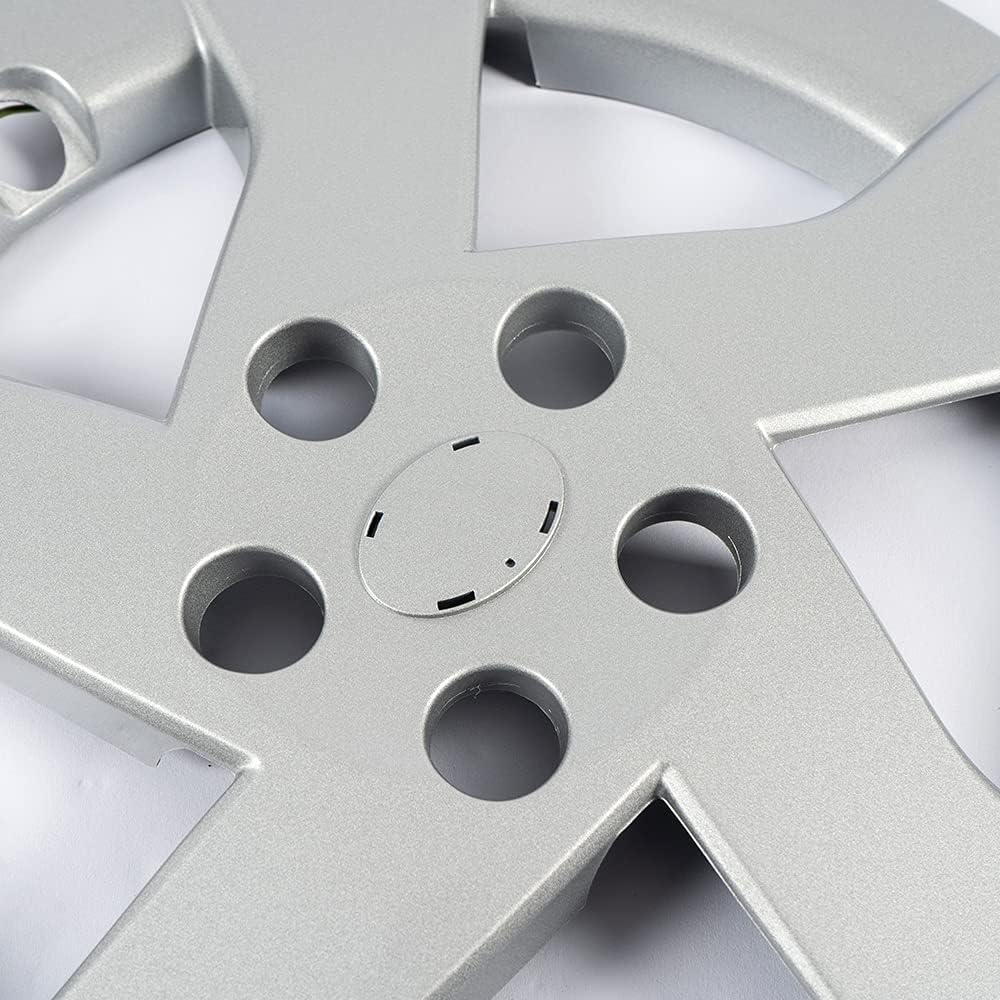 G-PLUS Bolt On Hubcap,15 inch Silver Rim Cover, Hubcap Wheel Covers 15" Compatible with 2010 2011 Toyota Prius,Auto Tire Replacement Exterior Cap