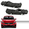 G-PLUS Front Bumper Bracket Retainers Assembly Set 2pcs Compatible with 2019-2022 Kia Forte 86551-M6500 8655-1M7000 86551-M7500 86551-M6000 86552-M6000 Black
