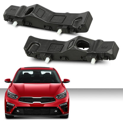 G-PLUS Front Bumper Bracket Retainers Assembly Set 2pcs Compatible with 2019-2022 Kia Forte 86551-M6500 8655-1M7000 86551-M7500 86551-M6000 86552-M6000 Black