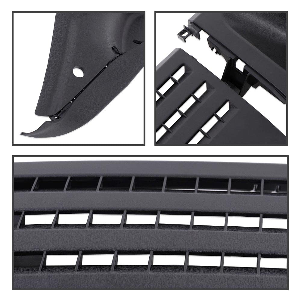 G-PLUS Outer Windshield Window Wiper Cowl Cover Panel 2Pcs Compatible with Ford F150 2004-2008 Outer Wiper Cowl Vent Grille Left & Right Kit 4L3Z-15022A69-AA 4L3Z-15022A68-BA