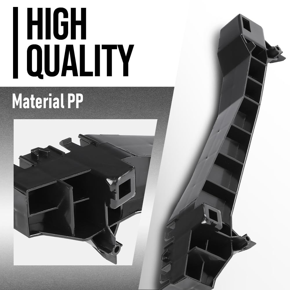 G-PLUS Headlight Bracket Set Left & Right Compatible with Toyota 4Runner (submodel: SR5 Premium, TRD Off-Road Premium) 2018 2019 2020 2021 2022 2023 5213335080, TO2509105 Black