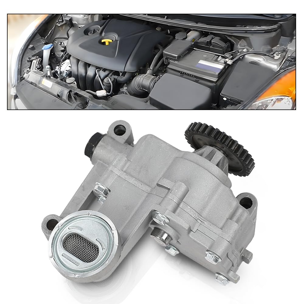 G-PLUS Engine Oil Pump Compatible with 2010-2013 Kia Forte Koup /2011-2013 Tucson /2013 Kia Forte5 /2010-2013 Kia Forte 2.0L 1998CC 122CU. IN. L4 DOHC 213102G011, 213102G010