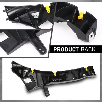 G-PLUS Front Bumper Mount Bracket Support Holder Compatible with Jaguar XJ 2010 2011 2012 2013 2014 2015 2016 2017 2018 2019 Black