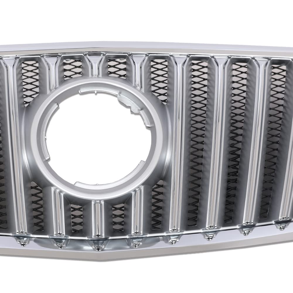 G-PLUS Front Upper Bumper Grille Grill Chrome Compatible with 2010-2013 Buick Lacrosse