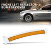 G-PLUS Front Driver Left Bumper Reflector Cover Compatible with BMW F01 F02 7-Series 2009-2015 63147191111, 63 14 7 191 111 Yellow