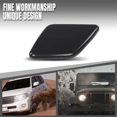 G-PLUS Headlight Washer Cover Left for Volvo XC90 2007-2014 Glossy Black Additional Angle