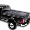 G-PLUS T4 Four-Fold Hard 8Ft Truck Tonneau Cover Replacement for 1999-2017 Ford F250 F350 F450 Super Duty,96" Long Bed Black