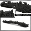 G-PLUS Bumper Bracket Rear Driver Side Compatible with Toyota RAV4 (submodel: Base, Limited, Sport) 2006-2012 521560R010, TO1142107