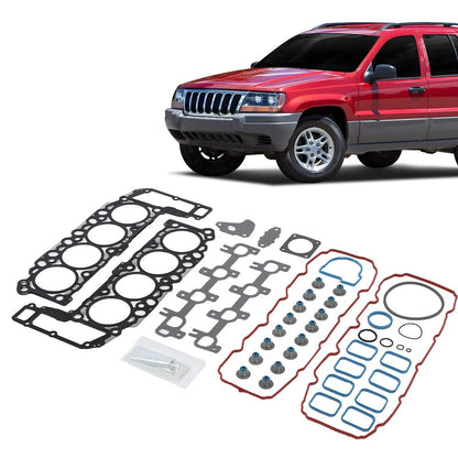 G-PLUS Head Gasket Set Compatible with Dodge Dakota 4.7L 2000-2003,Fit Dodge Durango 4.7L 2000-2003,Fit Dodge Ram 1500 4.7L 2000-2003,Fit Jeep Grand Cherokee 1999-2003 4.7L HS26157PT