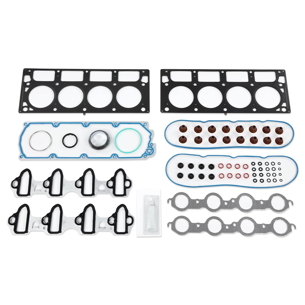 G-PLUS MLS Head Gasket Set Compatible with Chevy Colorado/Express/Silverado 1500/Tahoe 2008-2011,Fit GMC Canyon/Savana/Sierra/Yukon 2008-2011,Fit Hummer H3/H3T 2010 HS26190PT-4