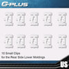 G-PLUS Roof Molding Trim Clips Compatible with 1981-1988 Cutlass,Vinyl Top Roof Molding Retaining Mounting Clip Set, 28 Pieces