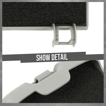 G-PLUS Overhead Console Sunglass Holder Compatible with Ford F250 F350 F450 F550 Super Duty 2002-2007 2C3Z7811586BAB, 2C3Z-7811586-BAB Gray