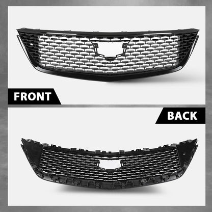 G-PLUS Front Bumper Hood Grille Grill Mesh Compatible with Cadillac CT5 2020-2023 Gloss Black