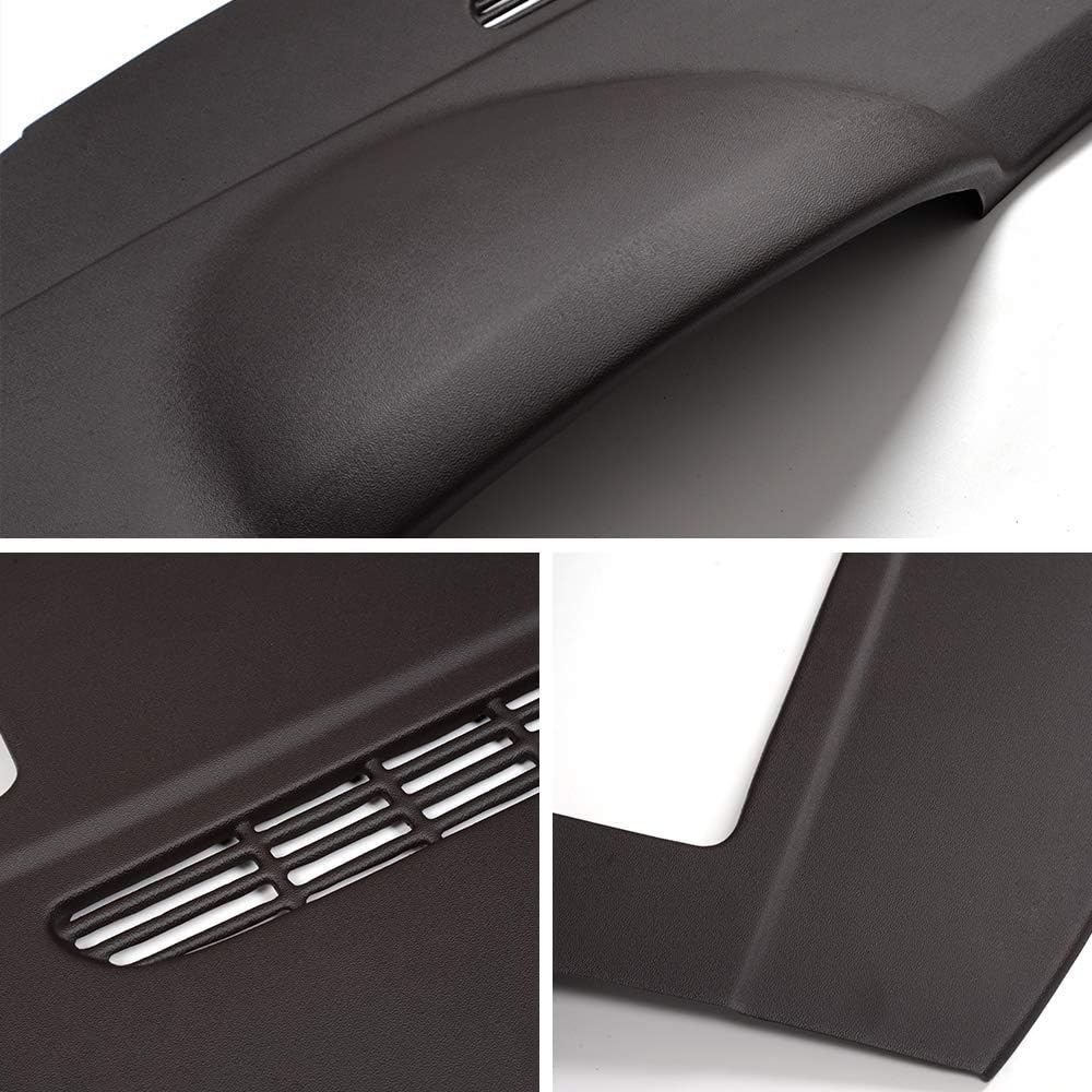 G-PLUS Molded TPE Dash Cover Compatible with Tahoe Suburban Yukon Avalanche 2007-2014 (Brown)