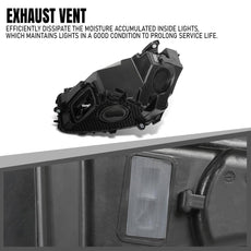 G-PLUS LED Headlight for Benz GLC Class 2020-2022 Black Right Side Product Image