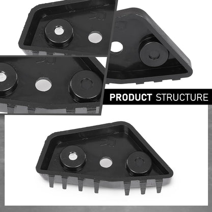 G-PLUS Front Bumper Face Bar Bracket Retainer Mounting Brace Passenger Right Side Hand Compatible with Ford Mustang Bullitt/Mach 1 2019-2023,Fit Ford Mustang 2018-2023 JR3Z17C947B, FO1043154 Black