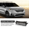 G-PLUS Front Upper Grille With Chrome Trim W/Camera Hole Compatible with Kia Carnival 2022-2024 86350R0110, 86350-R0110