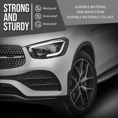 G-PLUS Fender Trim Front Left Side Compatible with Benz GLC300 4Matic 2016-2020 / GLC300 Base 2016-2022 / GLC43 AMG 4Matic 2017-2022 2538850522, MB1290101 Black