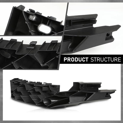 G-PLUS Front Bumper Bracket Headlight Support Pair Compatible with Jeep Grand Cherokee 3.6L 5.7L 2014-2018 68223469AA