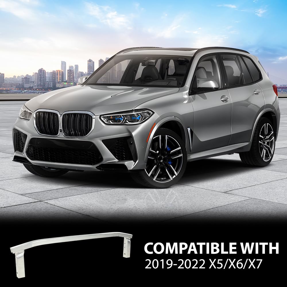 G-PLUS Front Bumper Face Bar Cover Support Compatible with BMW X5 2019-2024/Fit BMW X6 2020-2023/Fit BMW X7 2019-2022 51117421600 BM1007106