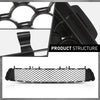 G-PLUS Front Bumper Grille, Compatible with Benz E300 E350 E400 E550 2010-2013, 2128851253, MB1036157