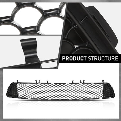 G-PLUS Front Bumper Grille, Compatible with Benz E300 E350 E400 E550 2010-2013, 2128851253, MB1036157