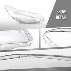 G-PLUS Headlight Lens Cover Compatible with Benz CLA W117 CLA250 CLA45 AMG 2013-2016 Clear Product Specifications
