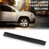 G-PLUS Front Right Exterior Door Molding Compatible with Jeep Compass 2011-2017 Black 5182562AB