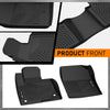 G-PLUS Floor Mats Compatible with Santa Fe Sport 2013-2018 (Fits 5-Passenger Model only) 1st & 2nd Row All Weather Protection TPE Floor Liners Black