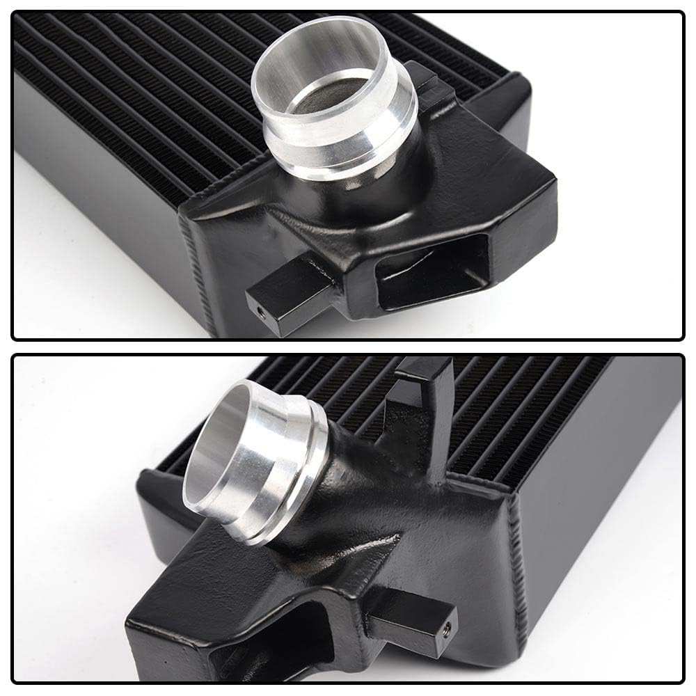 G-PLUS Performance Aluminum Front Mount Intercooler Kit, Compatible with BMW F54 F55 F56 F57 2014 Up Black #200001076