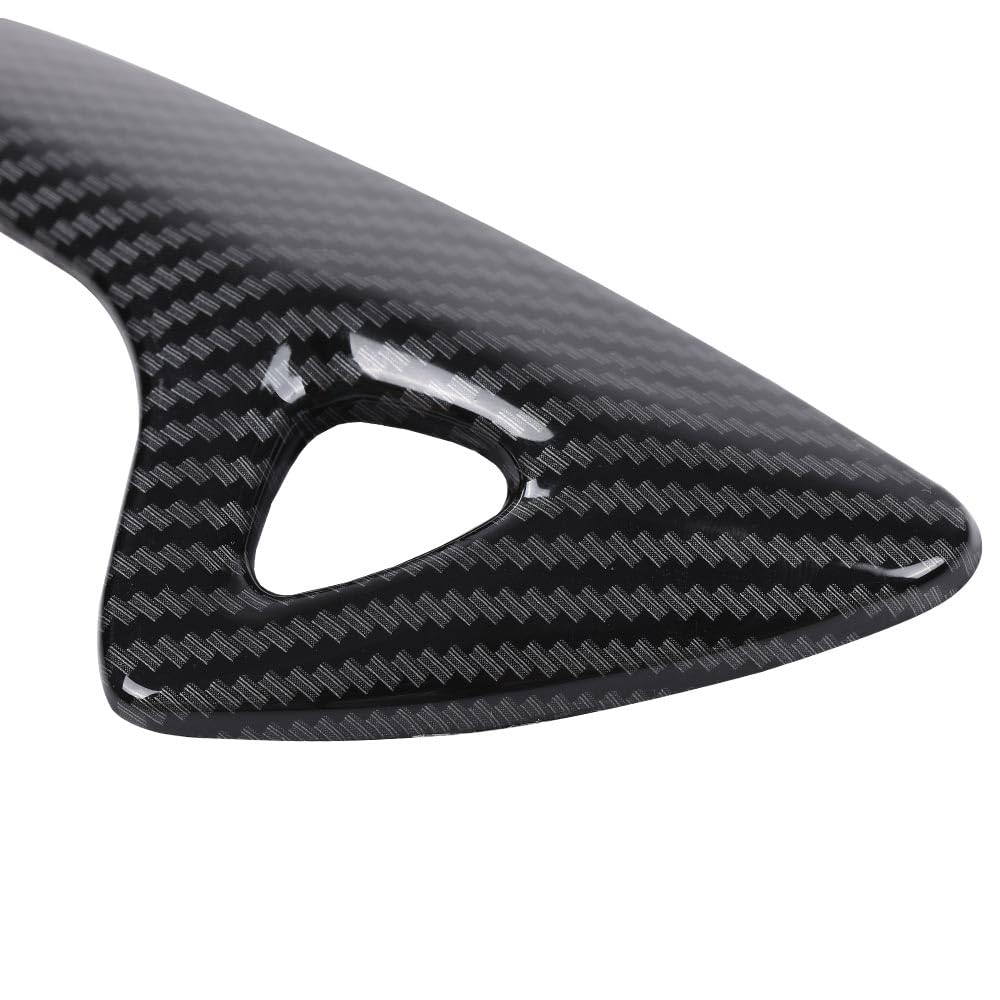 G-PLUS Carbon Fiber Interior Door Handle molding Cover Trims Compatible with Chevy Corvette C7 2014 2015 2016 2017 2018
